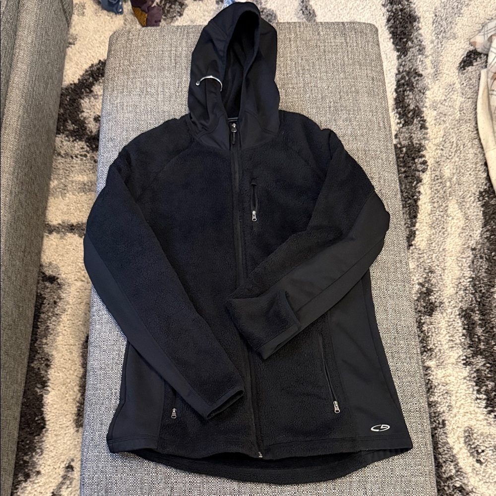 Champion Black Fleece Hooded Jacket